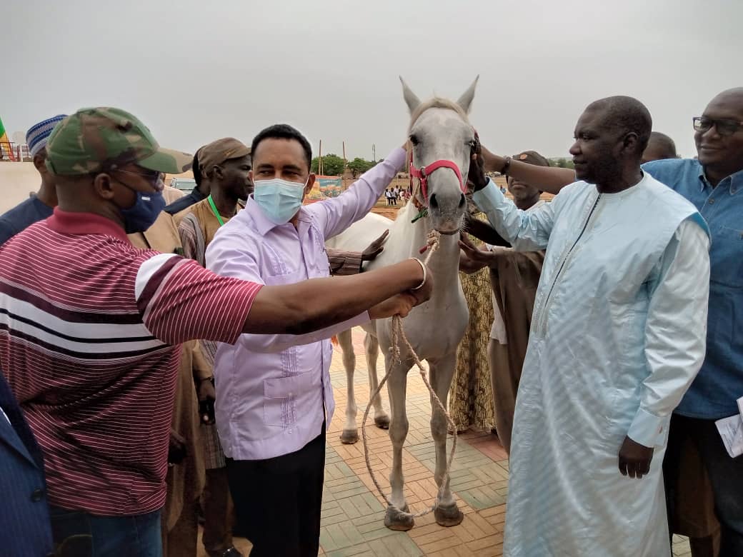 Mossa Ag Attaher et cheval